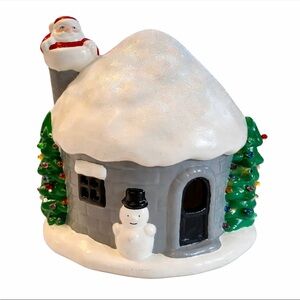 Vintage Ceramic Mold Santa’s House